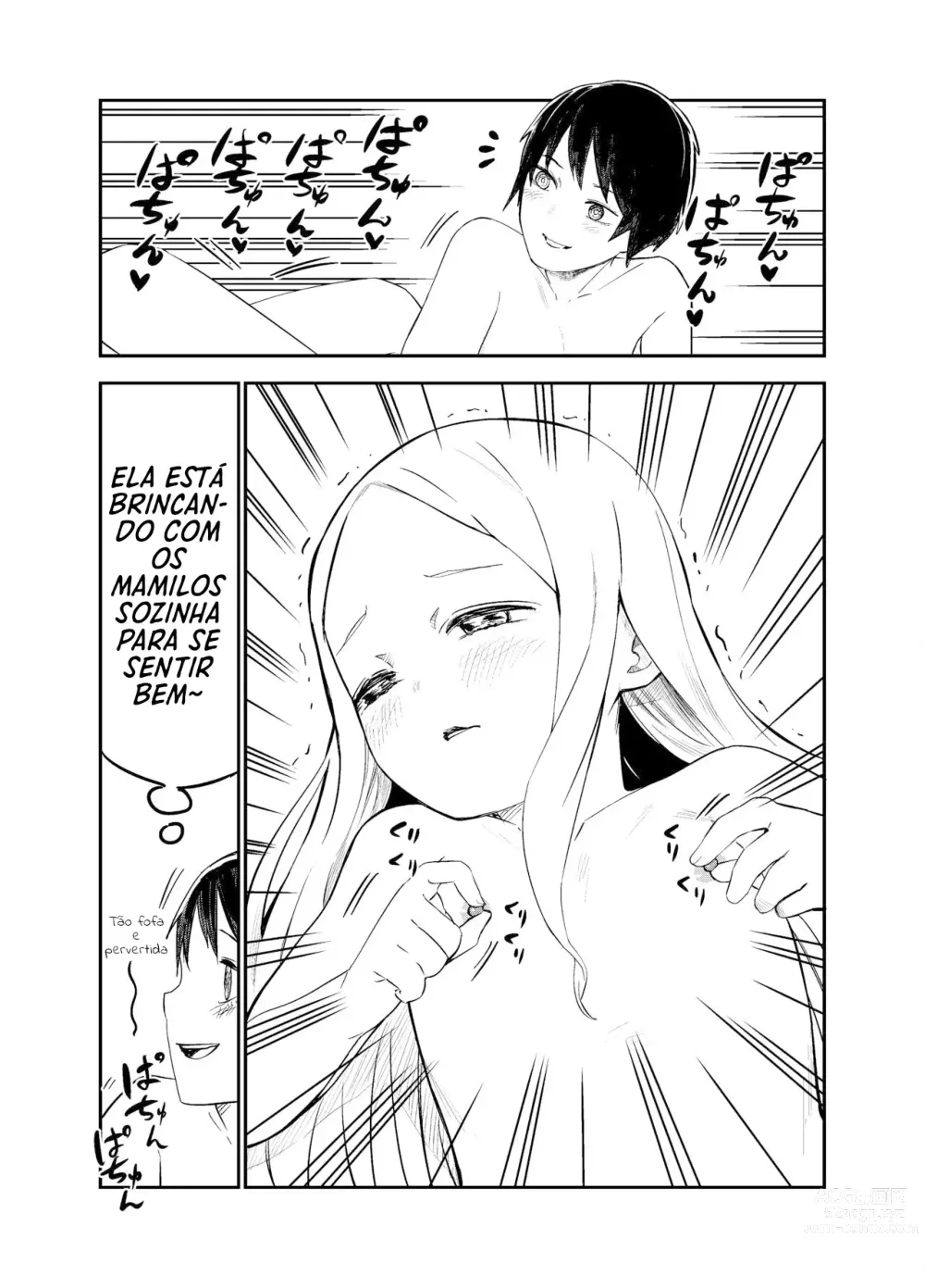 Page 42 of doujinshi Colegial lésbica pervertida provoca a succubus loli