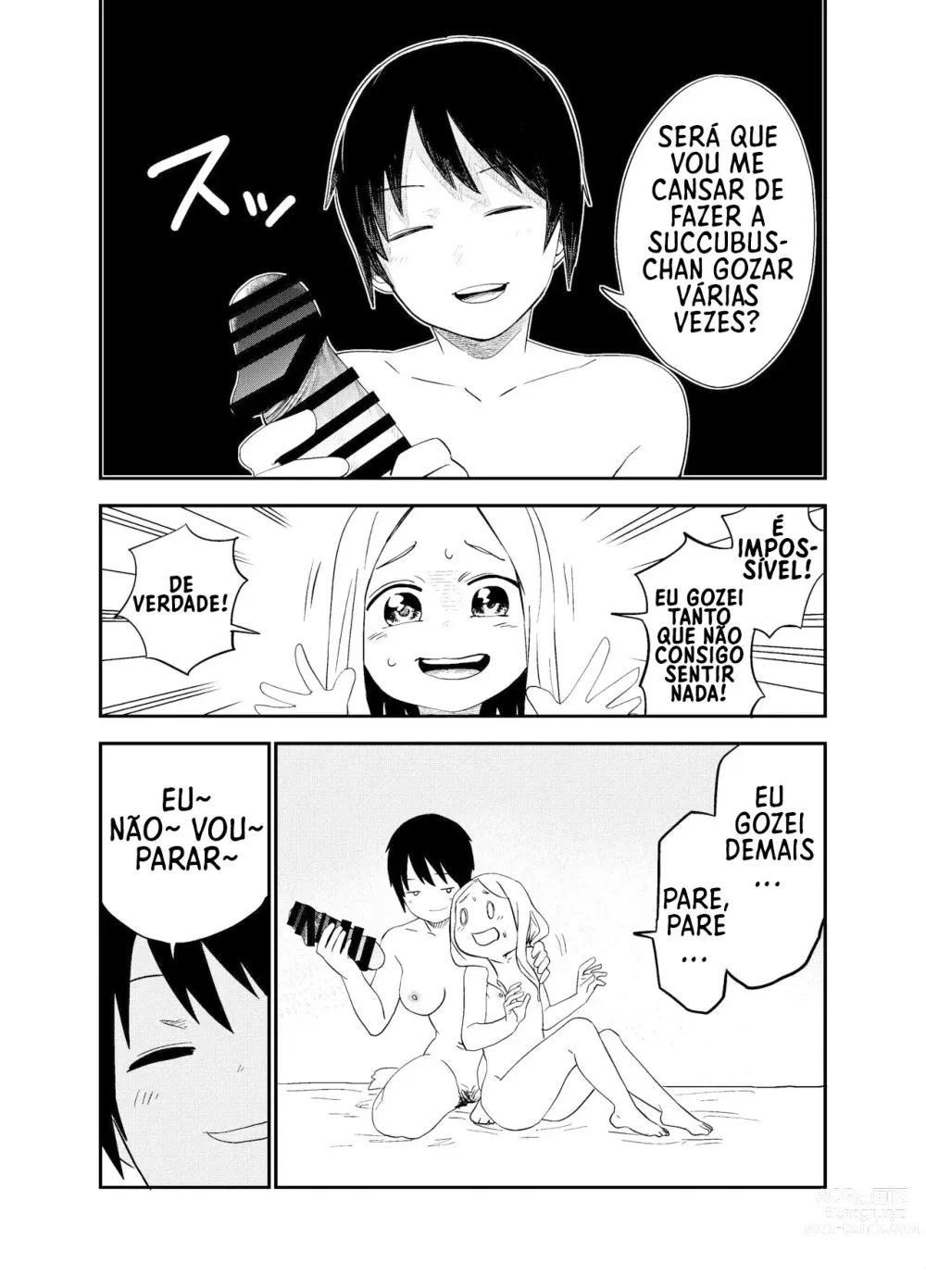 Page 48 of doujinshi Colegial lésbica pervertida provoca a succubus loli