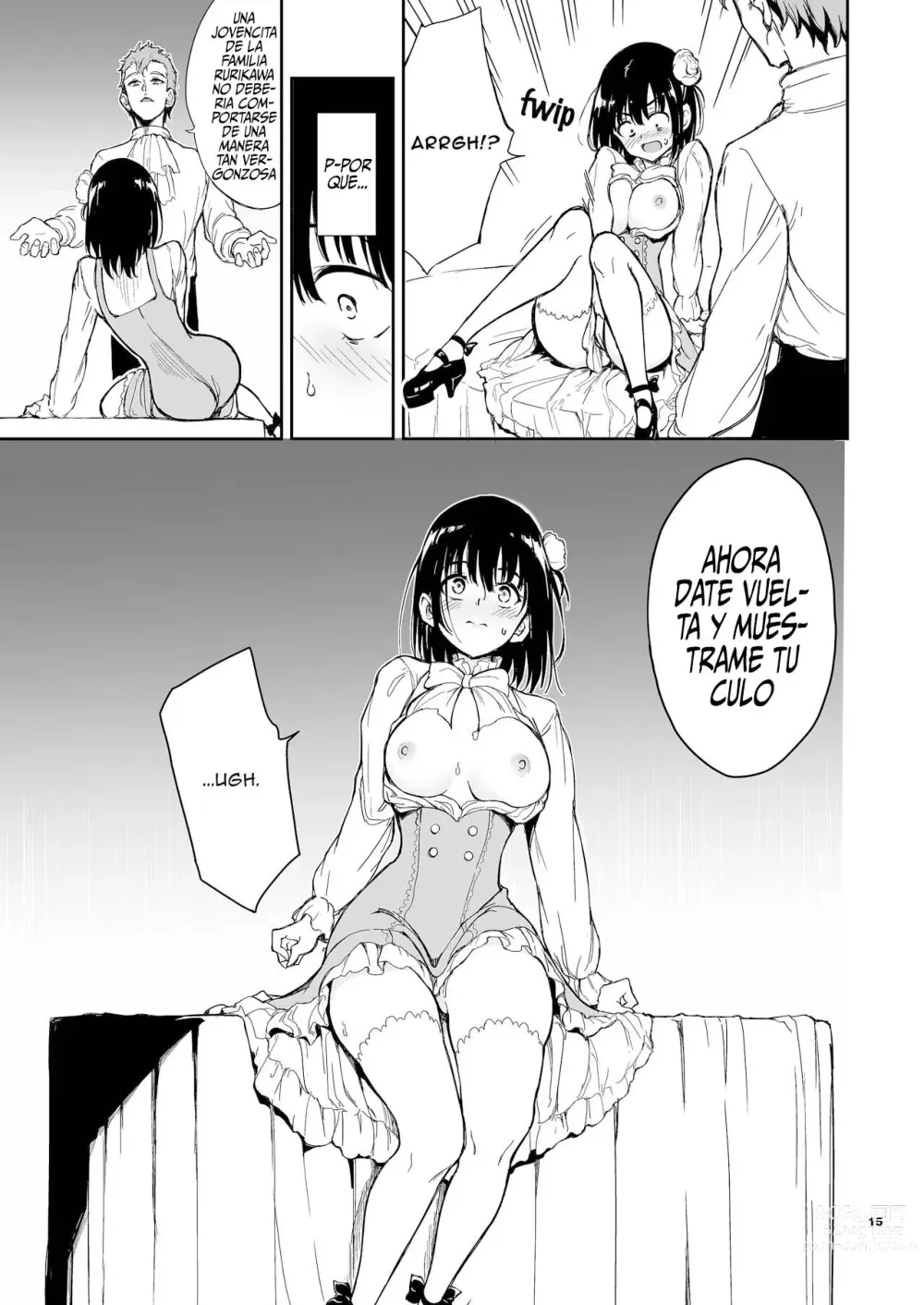 Page 15 of doujinshi Educación de una maid 5 -La aristócrata caída Rurikawa Tsubaki-