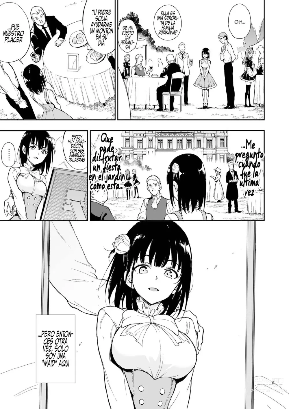 Page 5 of doujinshi Educación de una maid 5 -La aristócrata caída Rurikawa Tsubaki-