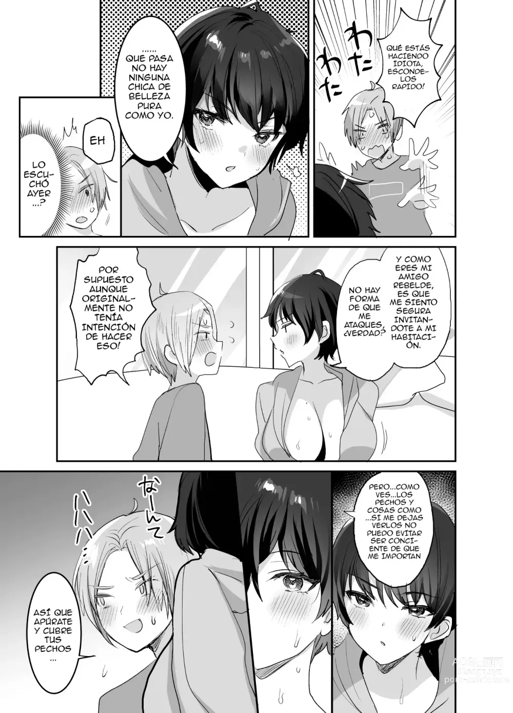 Page 7 of doujinshi ¿Somos amigos, verdad? ~Una amiga de grandes pechos me obligó a tener sexo rudo hasta la mañana.〜