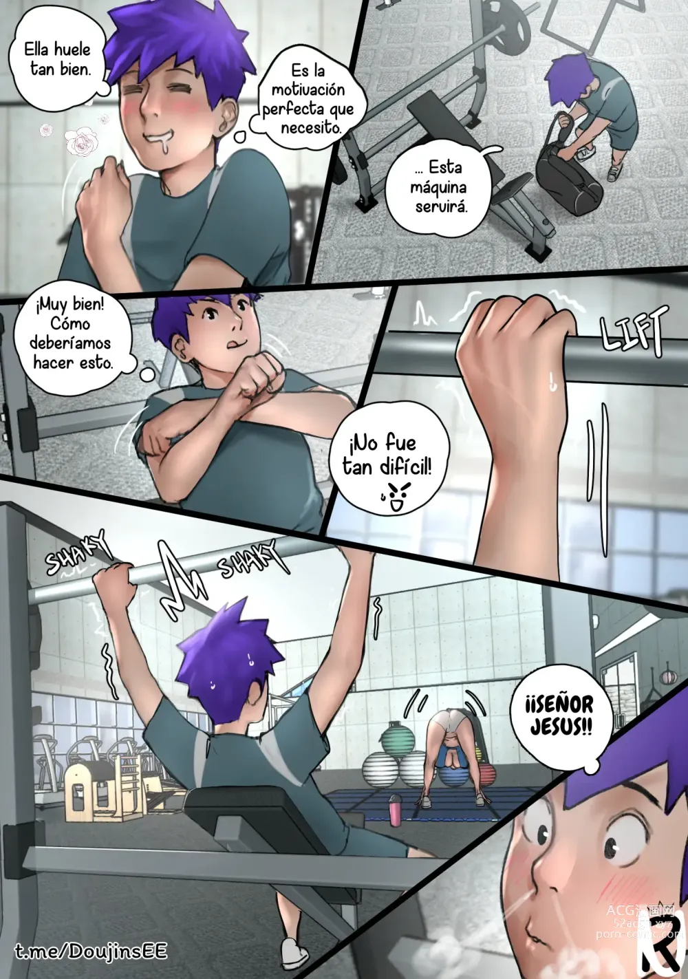 Page 6 of doujinshi Lucy Gym Encounter