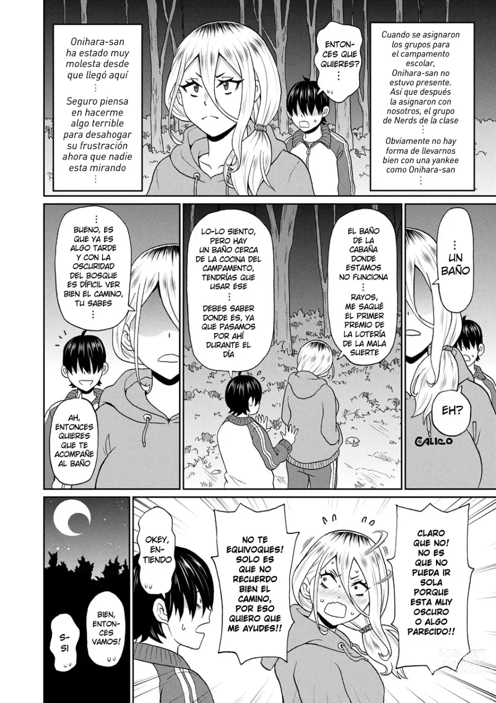 Page 2 of manga Yankee Cobarde Onihara-san (decensored)