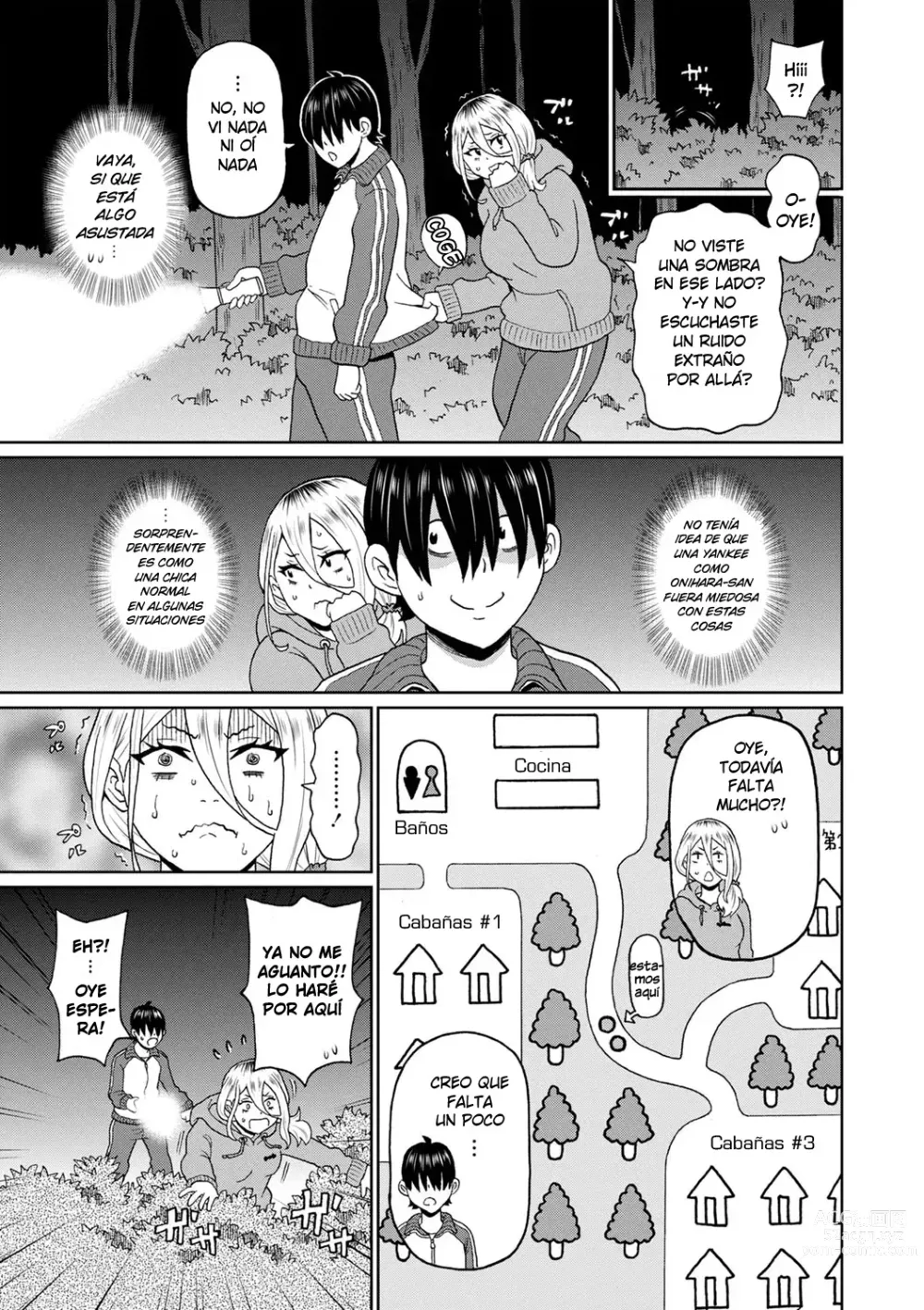 Page 3 of manga Yankee Cobarde Onihara-san (decensored)
