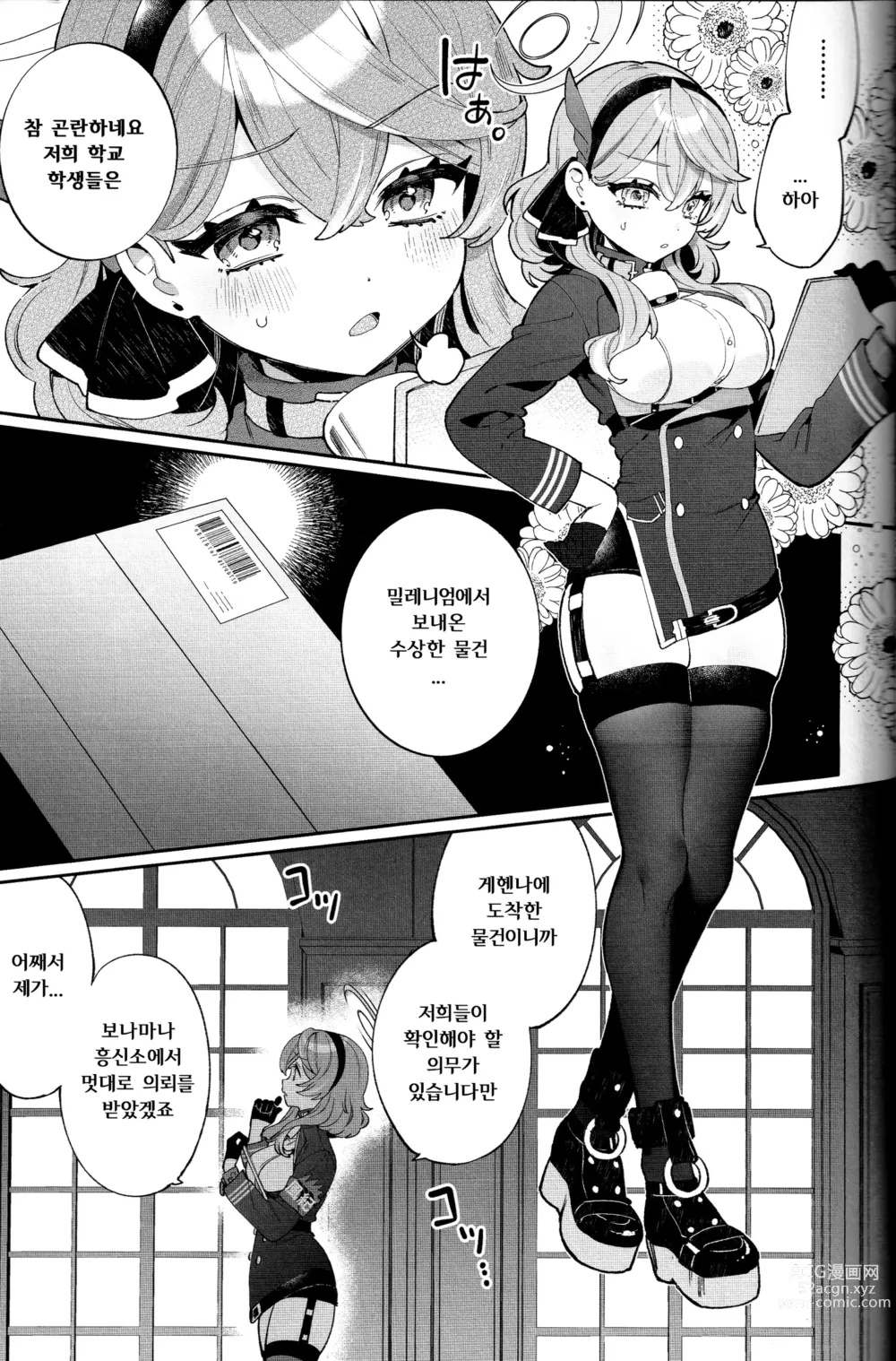 Page 2 of doujinshi 포장 소녀 아코