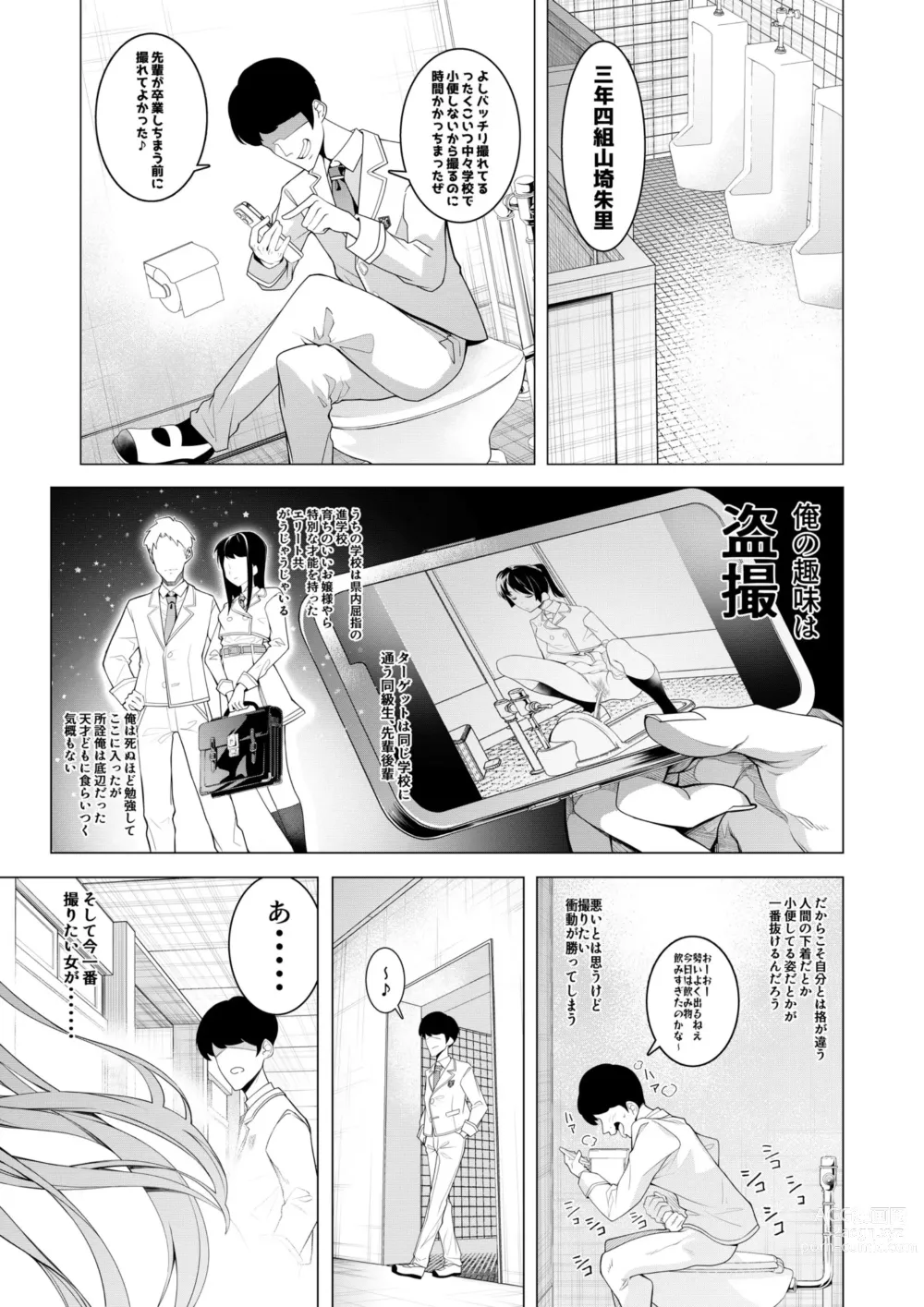 Page 2 of doujinshi Saimin Appli de! ~Chou Cool! Tensai Half Ojou-sama ni Hentai Omanko Geinin to Shite AV Haishin Sasete Mita~