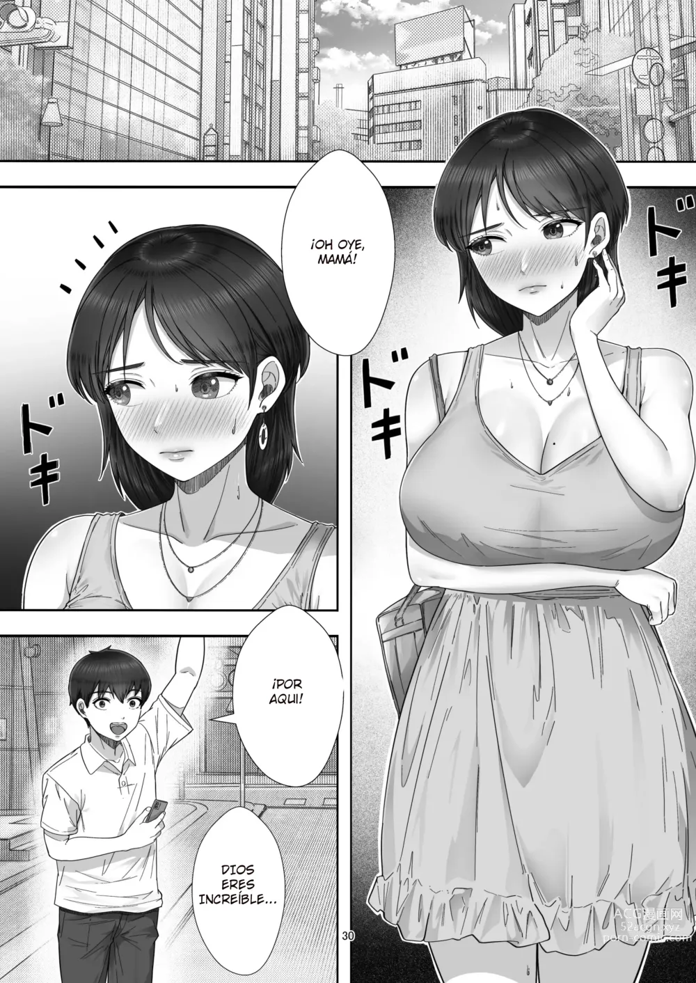 Page 28 of doujinshi When I Ordered a Call Girl My Mom Actually Showed Up