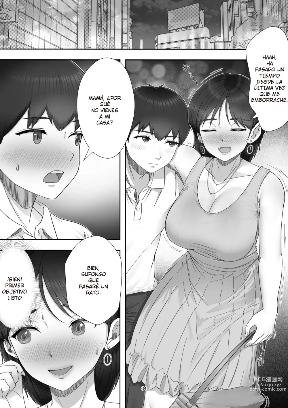 Page 32 of doujinshi When I Ordered a Call Girl My Mom Actually Showed Up