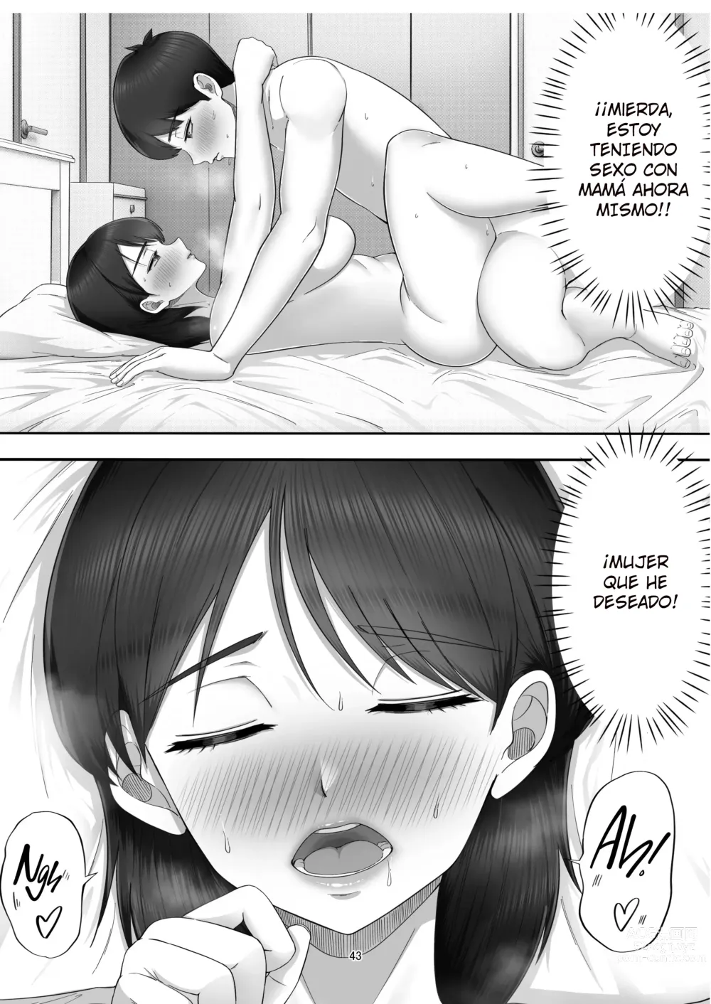 Page 41 of doujinshi When I Ordered a Call Girl My Mom Actually Showed Up