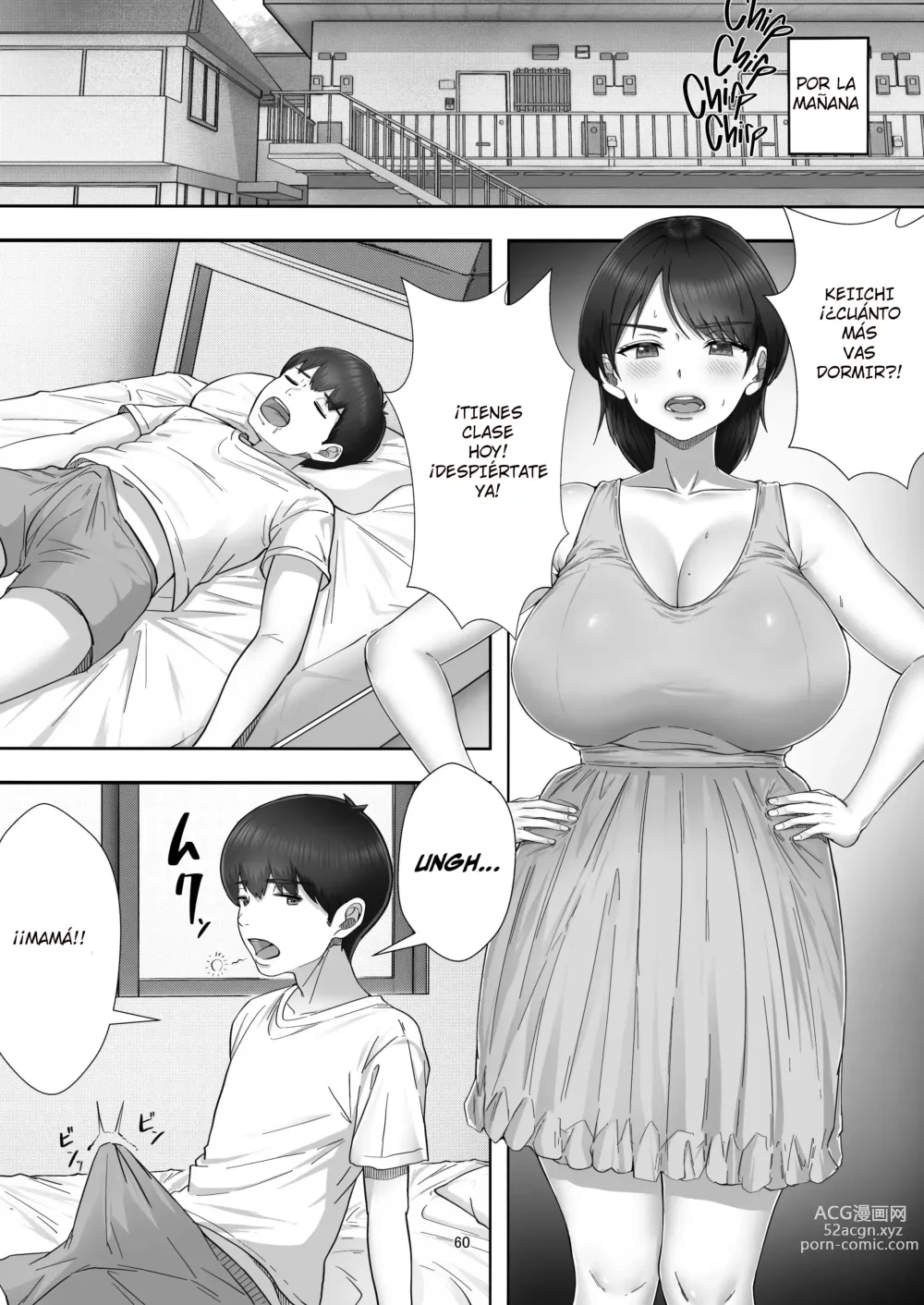 Page 58 of doujinshi When I Ordered a Call Girl My Mom Actually Showed Up