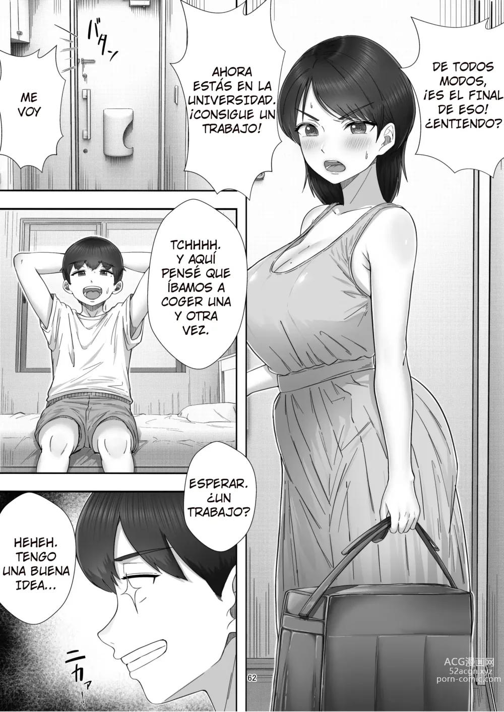 Page 60 of doujinshi When I Ordered a Call Girl My Mom Actually Showed Up
