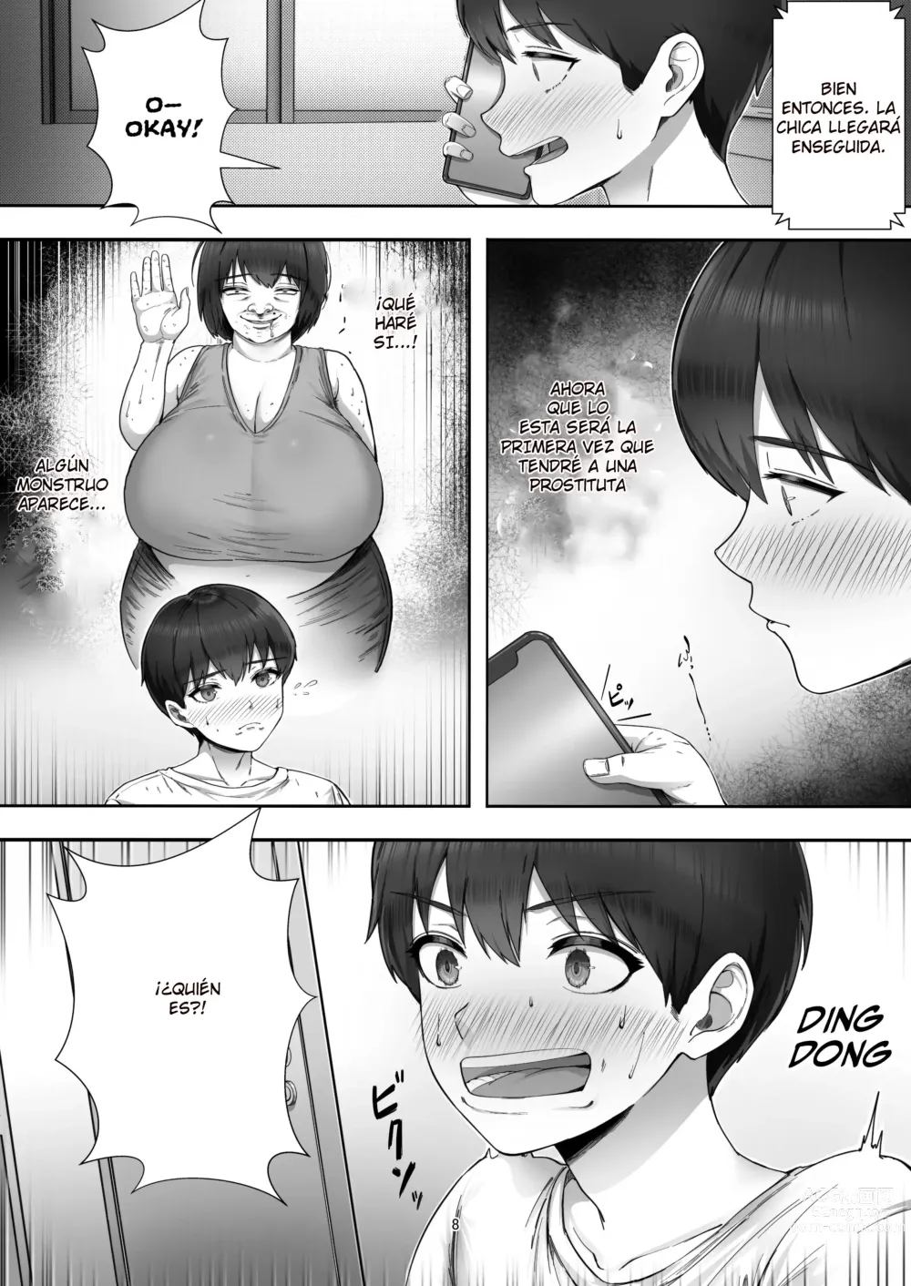 Page 7 of doujinshi When I Ordered a Call Girl My Mom Actually Showed Up