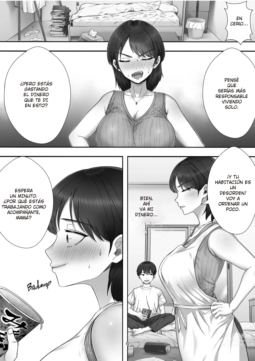 Page 10 of doujinshi When I Ordered a Call Girl My Mom Actually Showed Up