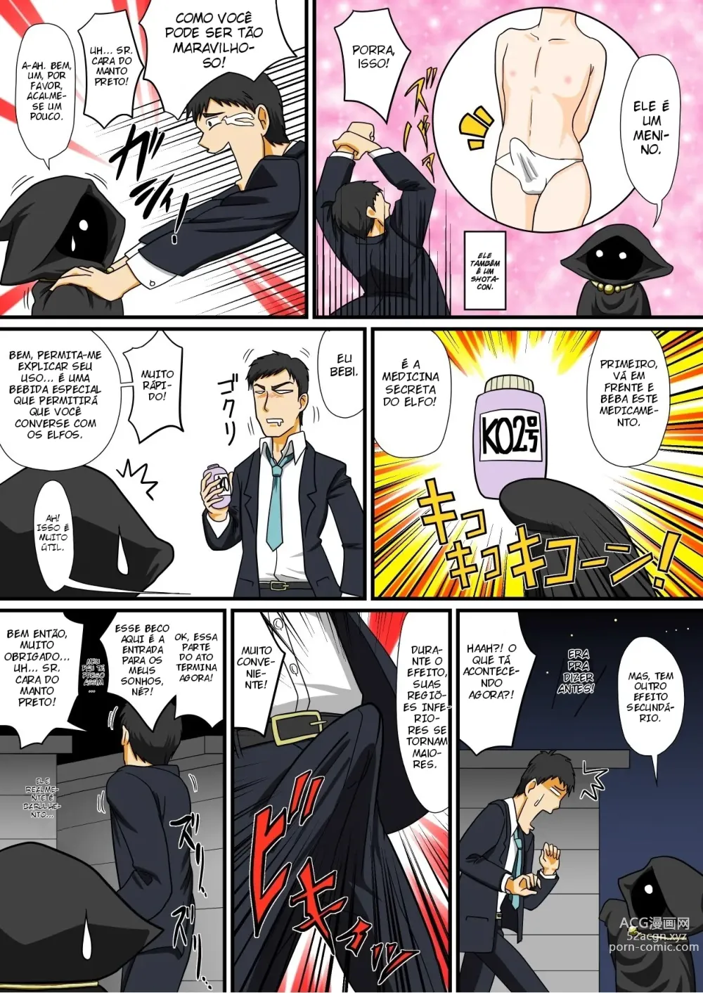 Page 3 of doujinshi Tonikaku Ore wa Otokonoko Elf to Ecchi ga Shitainda