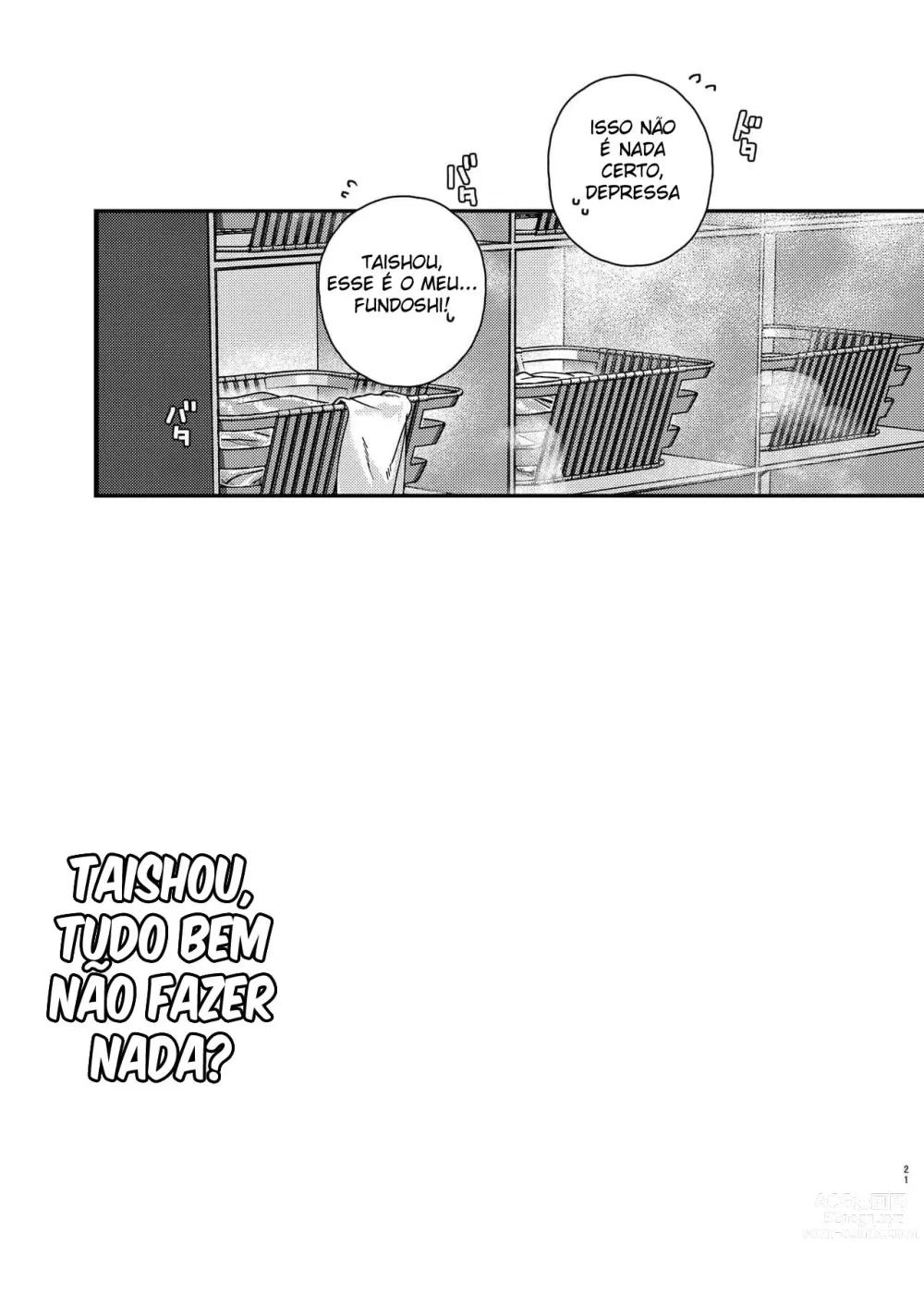 Page 20 of doujinshi Taishou, Nani mo Shinakute Ii no ka?