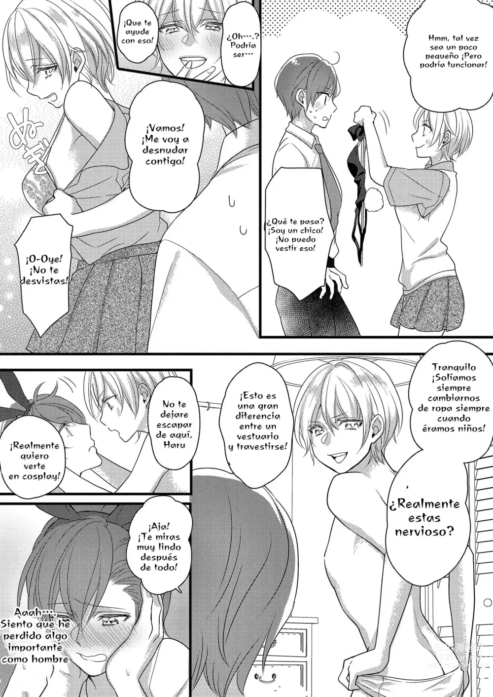 Page 12 of doujinshi Haru to Sana ～Cosplay de Tsunagatta Koi～