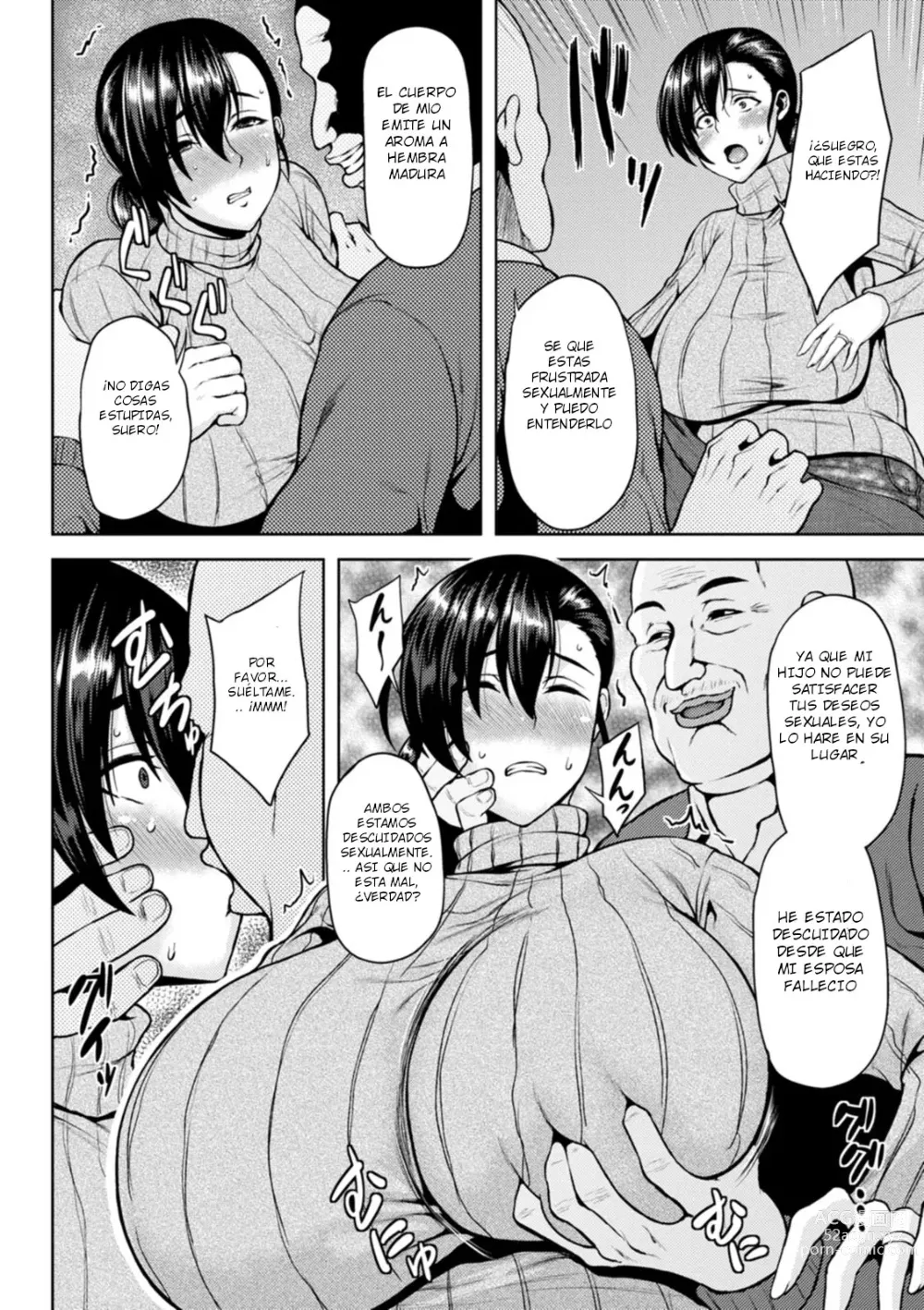 Page 4 of manga The Busty Wife Who Fell for Her father-in-law