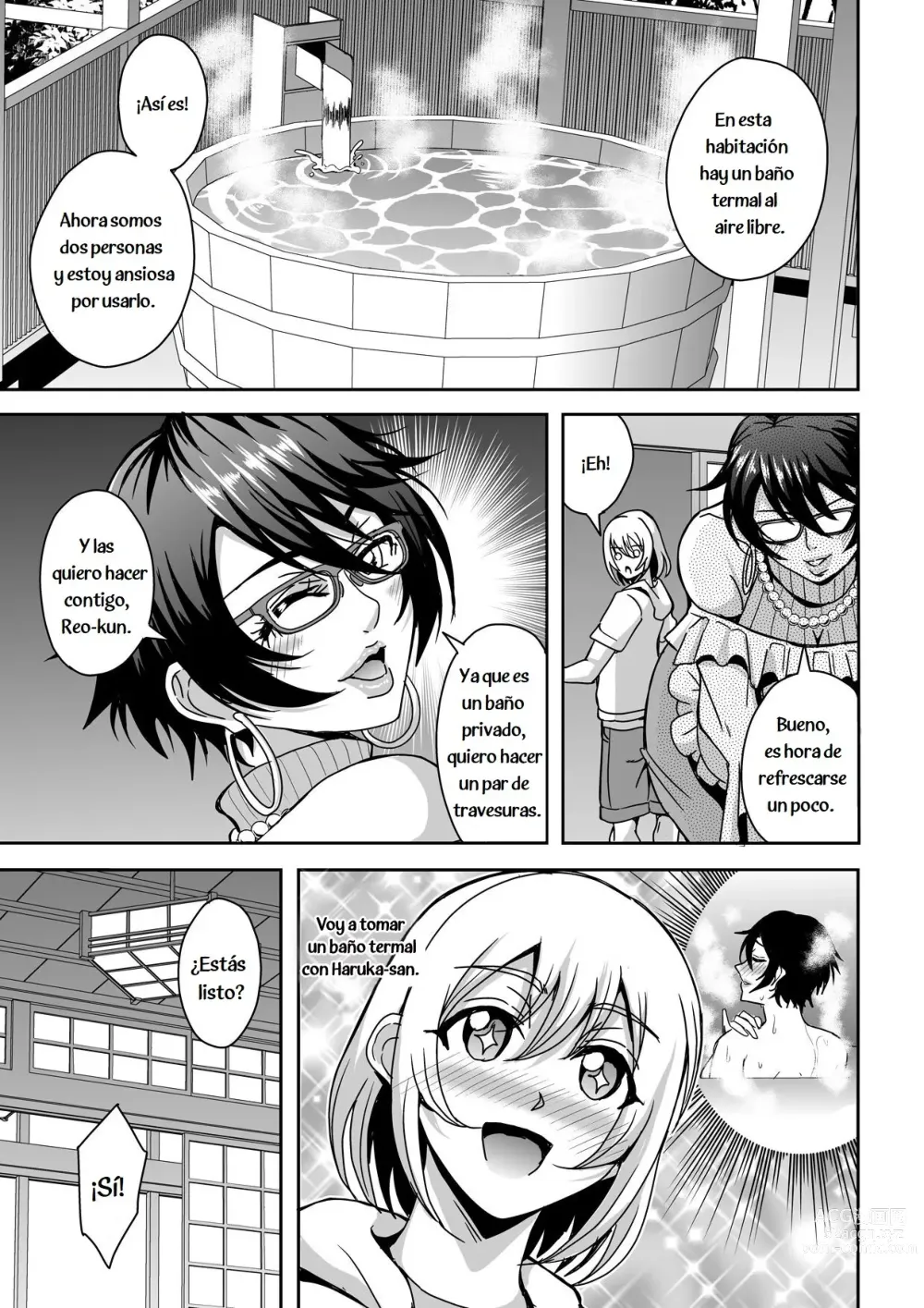 Page 20 of doujinshi Arofour Dokushin BariCare Oba-san ga Yuujin no Musuko demo Aru Toshishita Danshi to no Kankei ni Hamaru Hanashi 2 Onsen Ryokou Hen