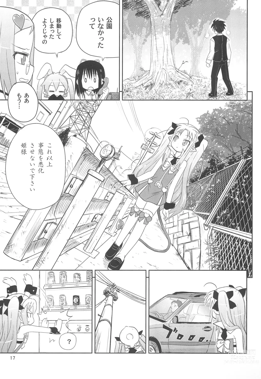 Page 17 of doujinshi Maigo no Maigo no Hime-sama Plus