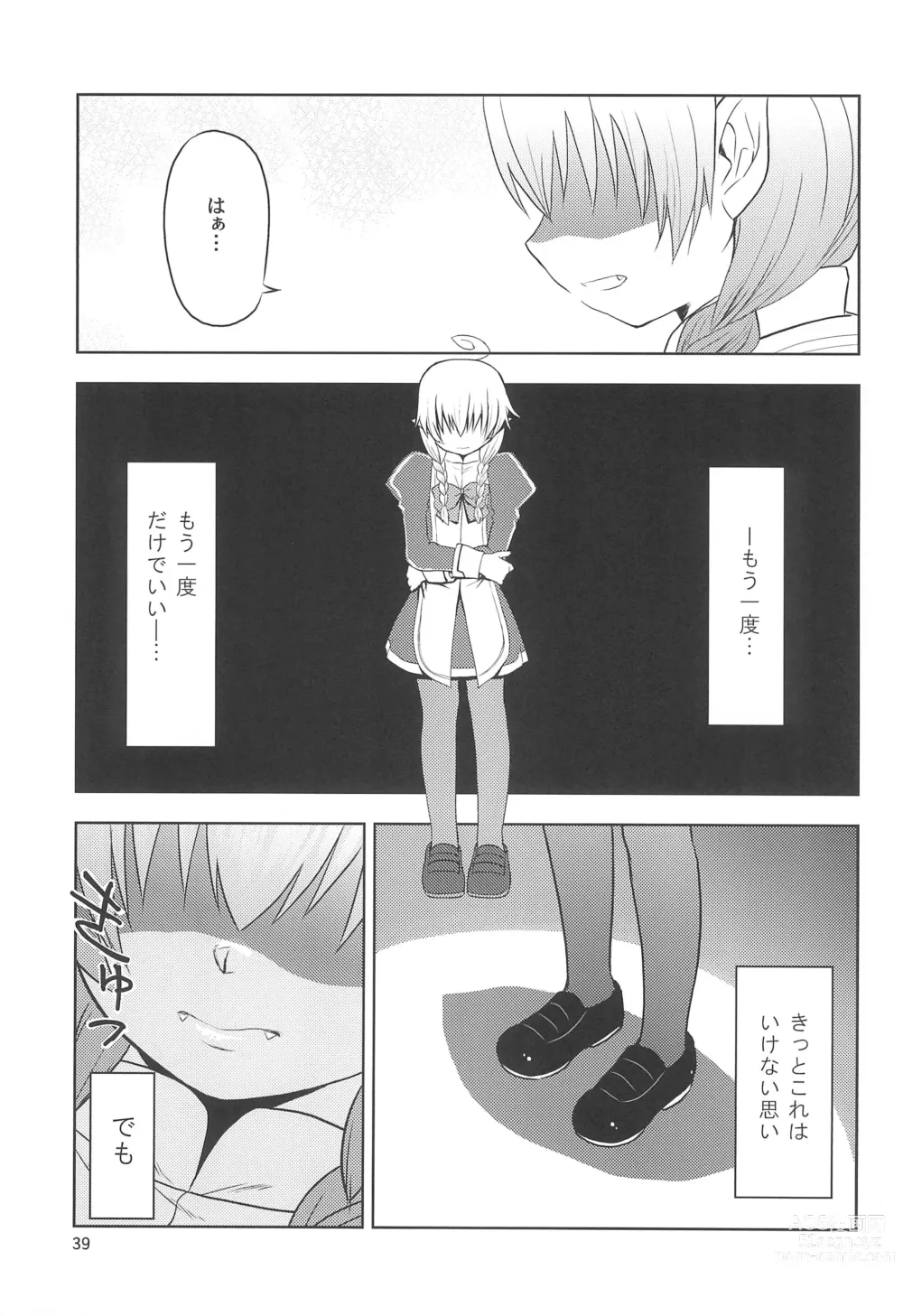 Page 39 of doujinshi Maigo no Maigo no Hime-sama Plus