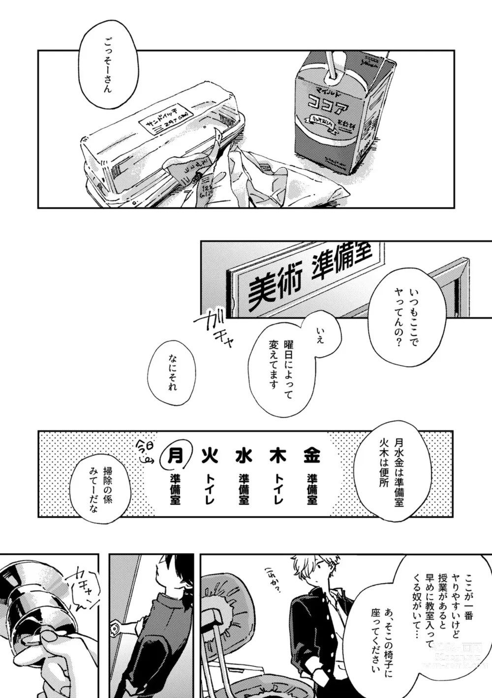 Page 7 of doujinshi IN ONE WEEK