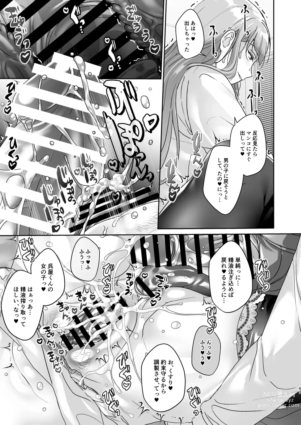 Page 42 of doujinshi Seitokaichou wa Nyotaika kara Nigenai