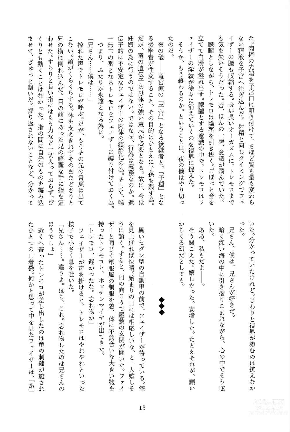 Page 14 of doujinshi Chi no suiso