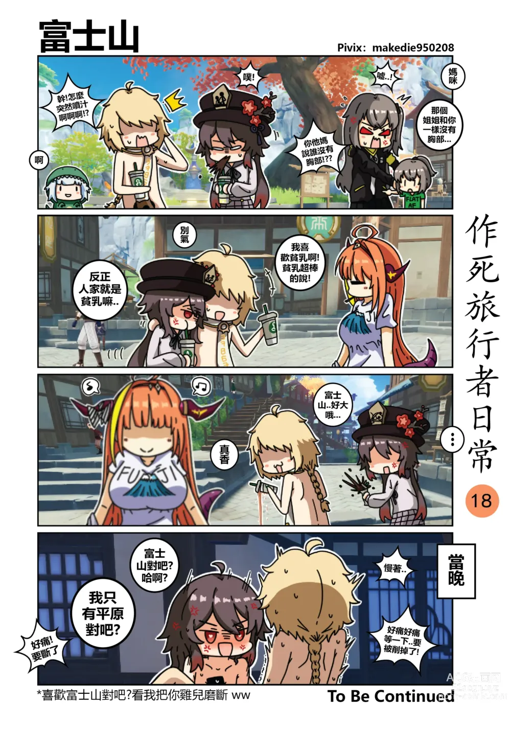 Page 19 of doujinshi 作死旅行者日常篇