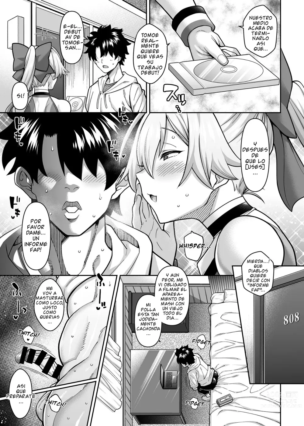 Page 4 of doujinshi Tomoe, AV Debut nite
