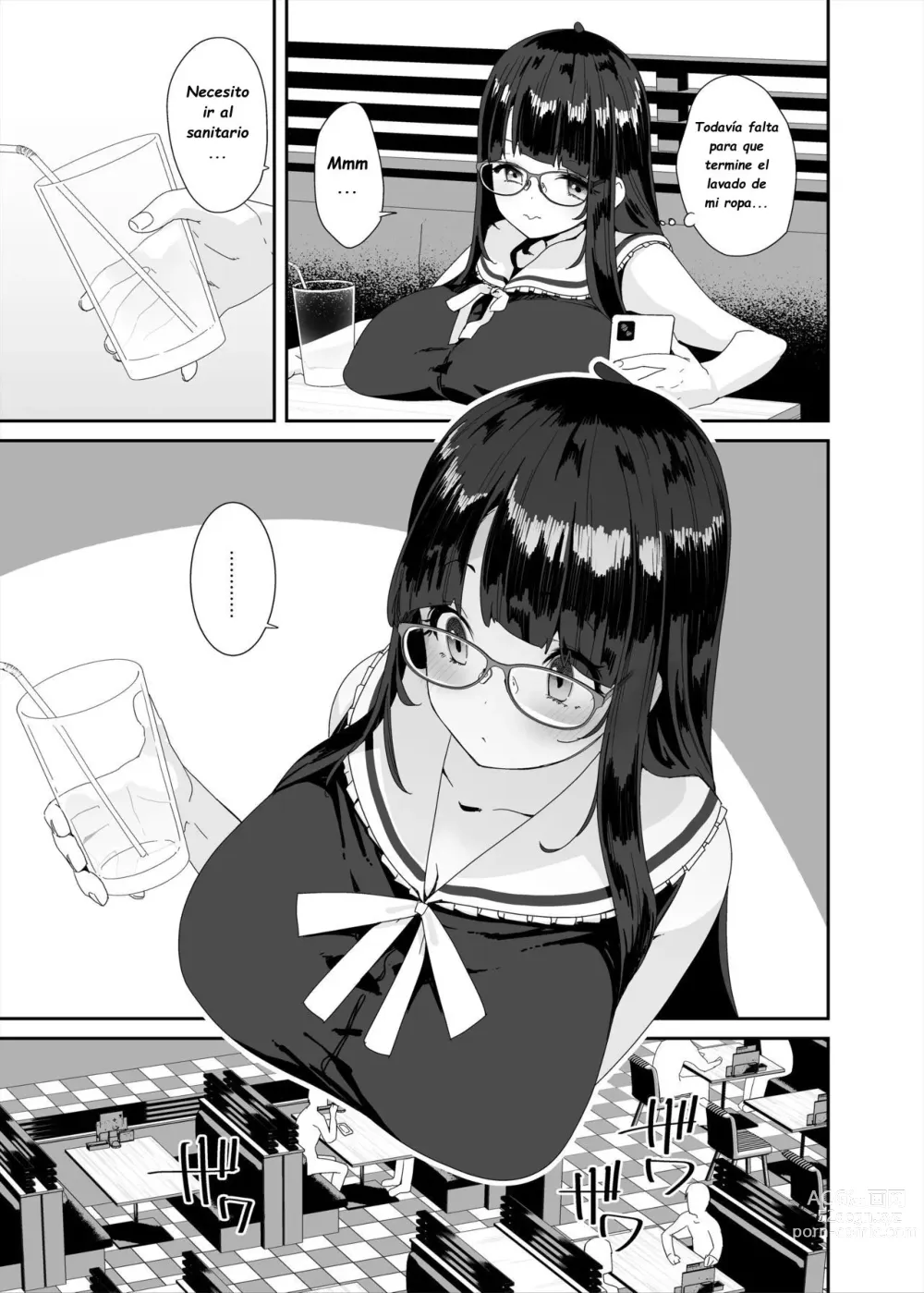 Page 42 of doujinshi Chica de Secundaria Lasciva de Grandes Pechos Una Historia sobre salir al Centro Comercial y Masturbarse