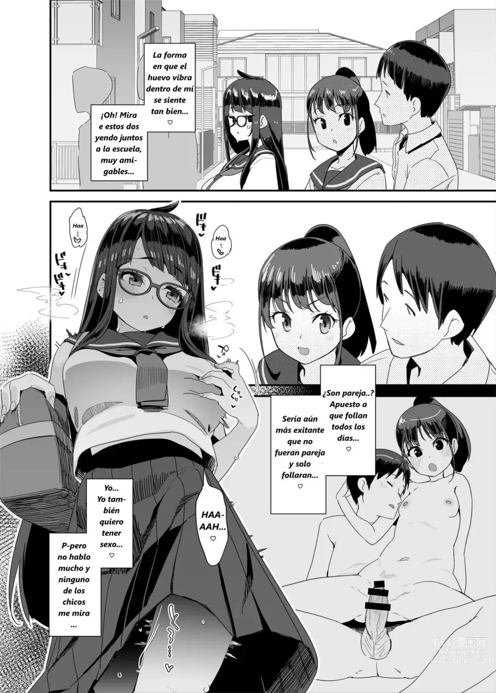 Page 11 of doujinshi Una Historia sobre una Chica de Secundaria Lasciva de Grandes Pechos Masturbándose en la Escuela