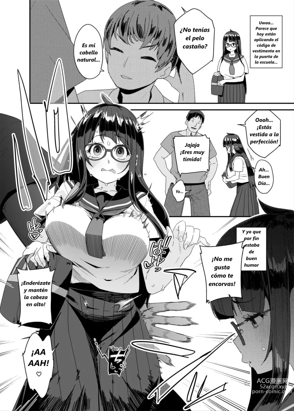 Page 13 of doujinshi Una Historia sobre una Chica de Secundaria Lasciva de Grandes Pechos Masturbándose en la Escuela