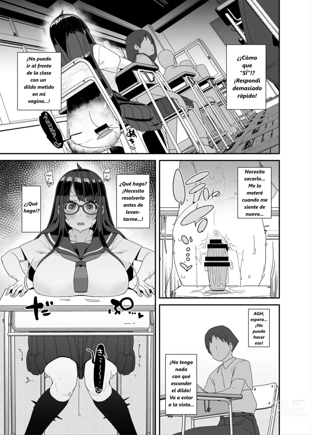 Page 40 of doujinshi Una Historia sobre una Chica de Secundaria Lasciva de Grandes Pechos Masturbándose en la Escuela