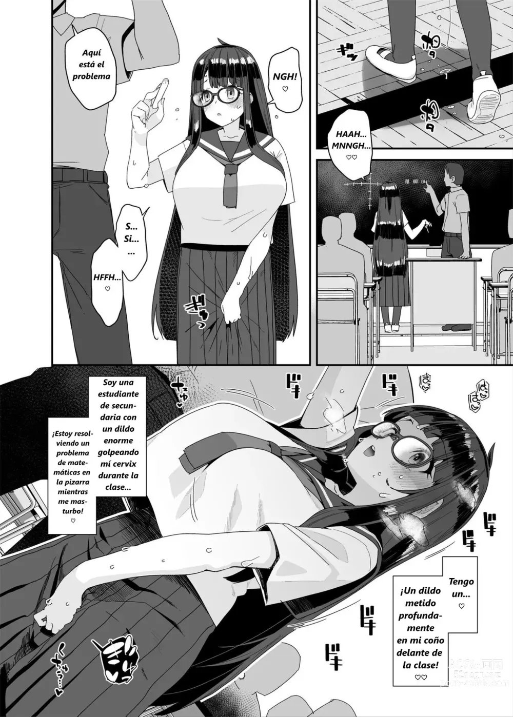 Page 45 of doujinshi Una Historia sobre una Chica de Secundaria Lasciva de Grandes Pechos Masturbándose en la Escuela