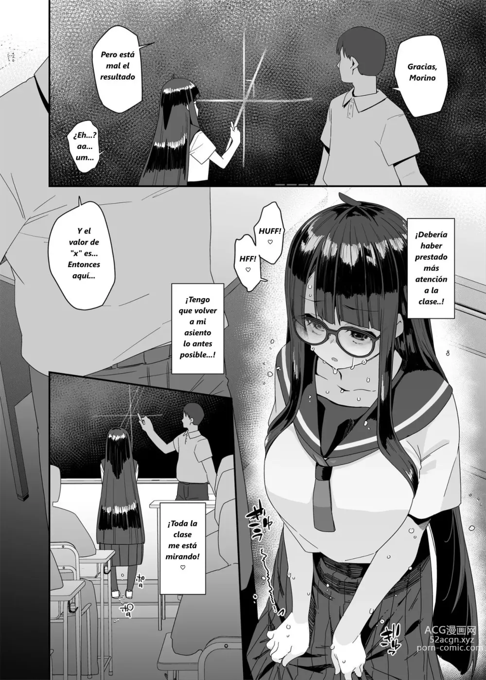 Page 47 of doujinshi Una Historia sobre una Chica de Secundaria Lasciva de Grandes Pechos Masturbándose en la Escuela