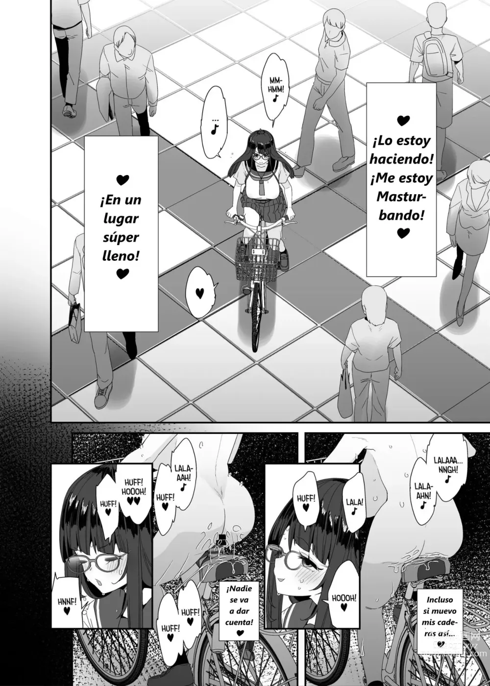 Page 85 of doujinshi Una Historia sobre una Chica de Secundaria Lasciva de Grandes Pechos Masturbándose en la Escuela