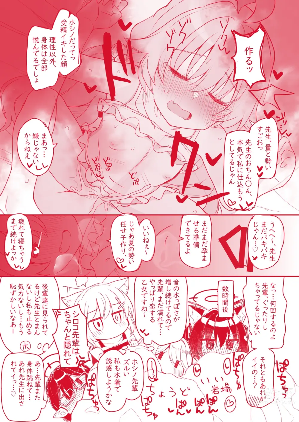 Page 3 of doujinshi Mizugi Hoshino Manga