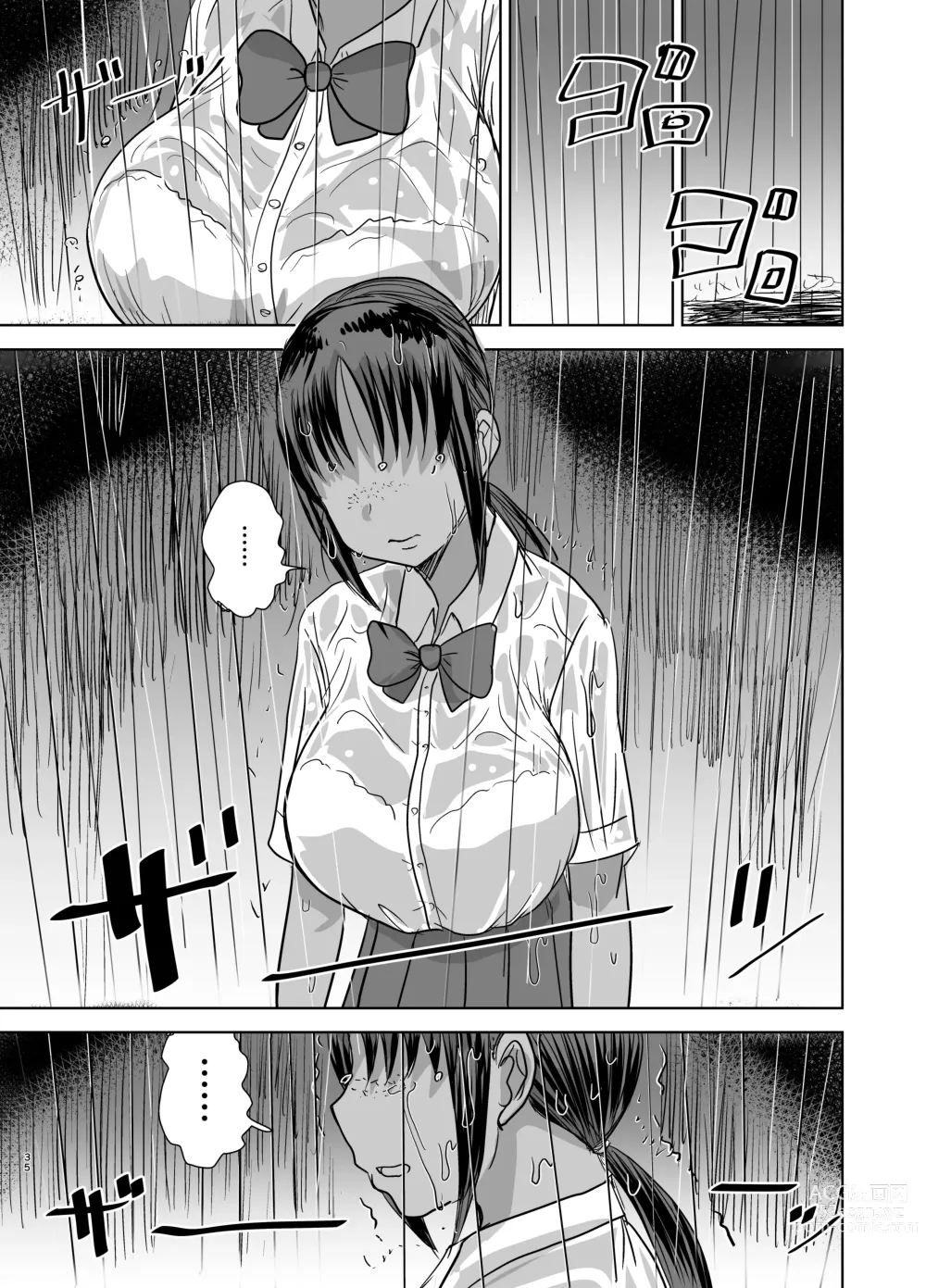 Page 36 of doujinshi Mob-kao Bakunyuu no Dokyuusei o Ore no Iinari no Sefri ni Shiteyatta... 4