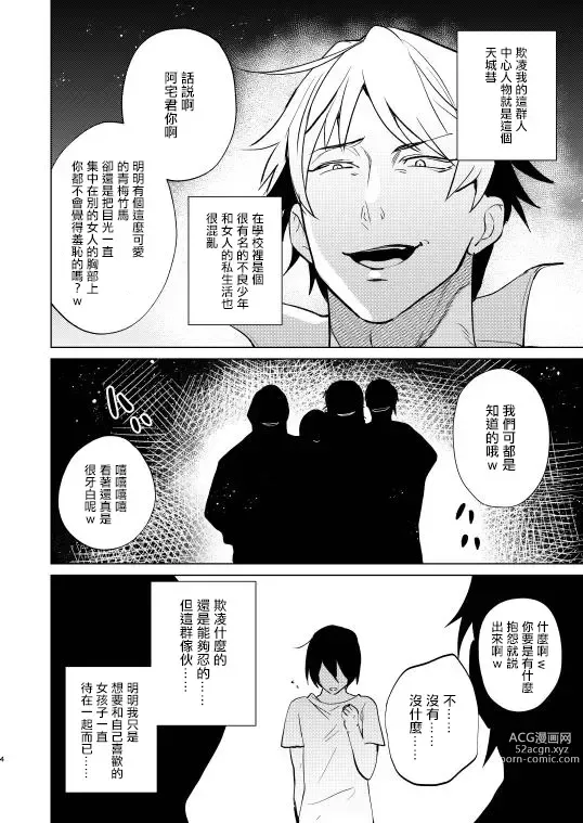 Page 4 of doujinshi 作為不良的我TS之後和陰角君兩個人做了愛的小故事