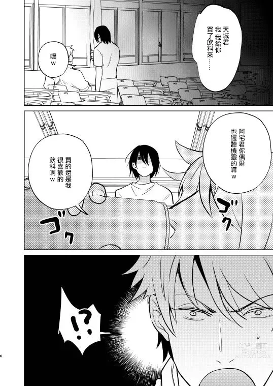 Page 6 of doujinshi 作為不良的我TS之後和陰角君兩個人做了愛的小故事