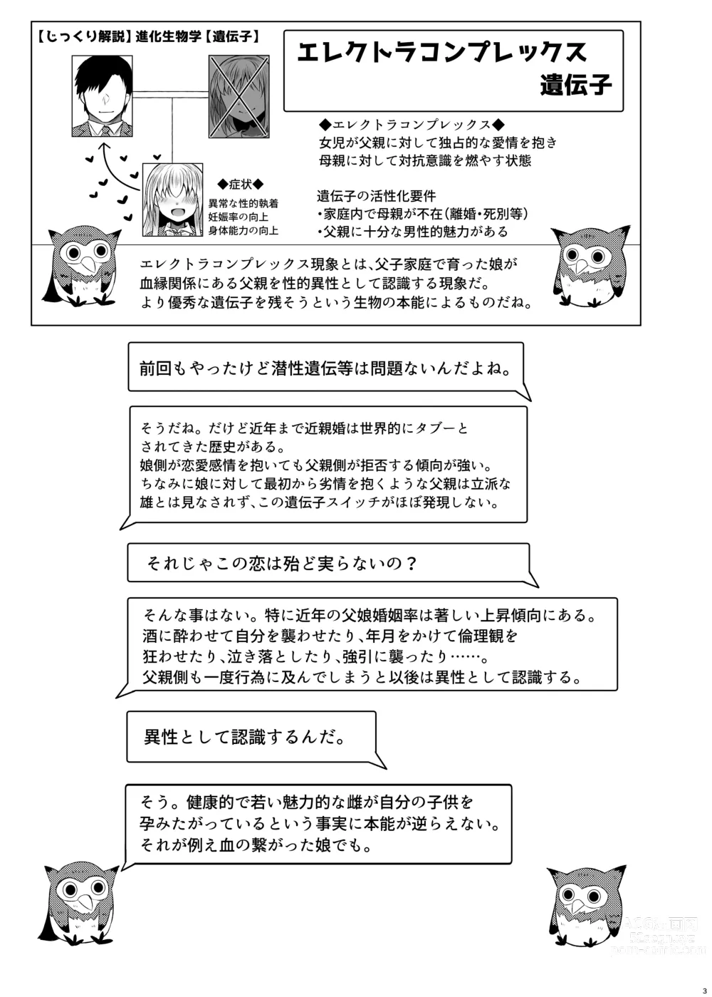 Page 3 of doujinshi Idensei Shikkan no Risk ga Nai nara Papa to Kozukuri Shite mo Ii yo ne 2