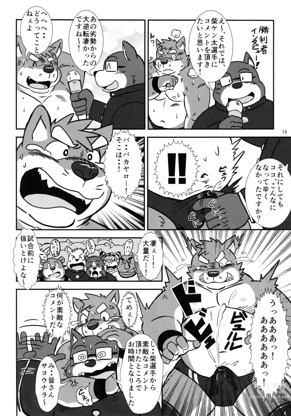 Page 15 of doujinshi BFW -BEAST FIGHTER WRESTLING-