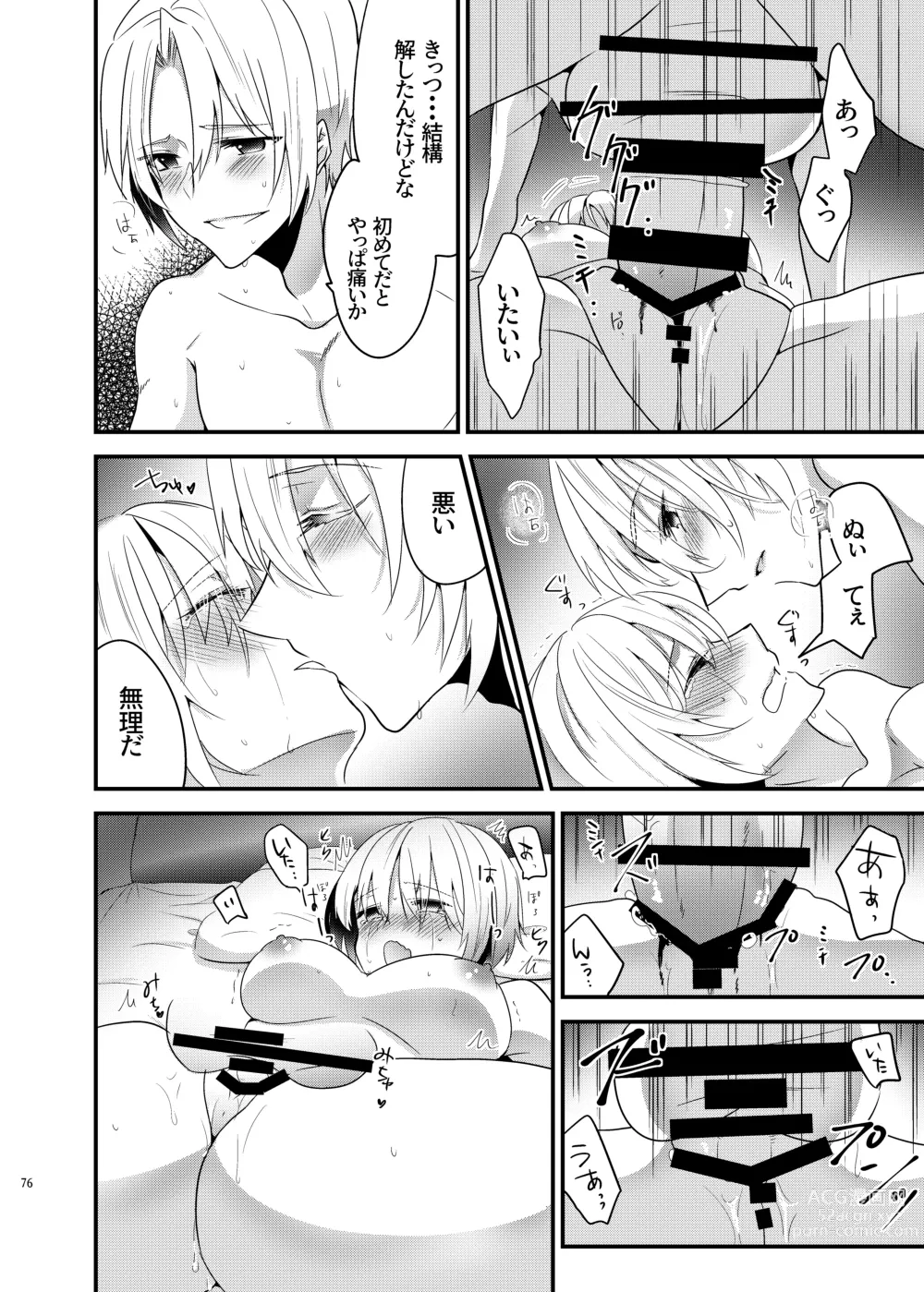 Page 75 of doujinshi Onii-chan ni Imouto ga (Seiteki ni) Taberarechatta Hanashi Soushuuhen