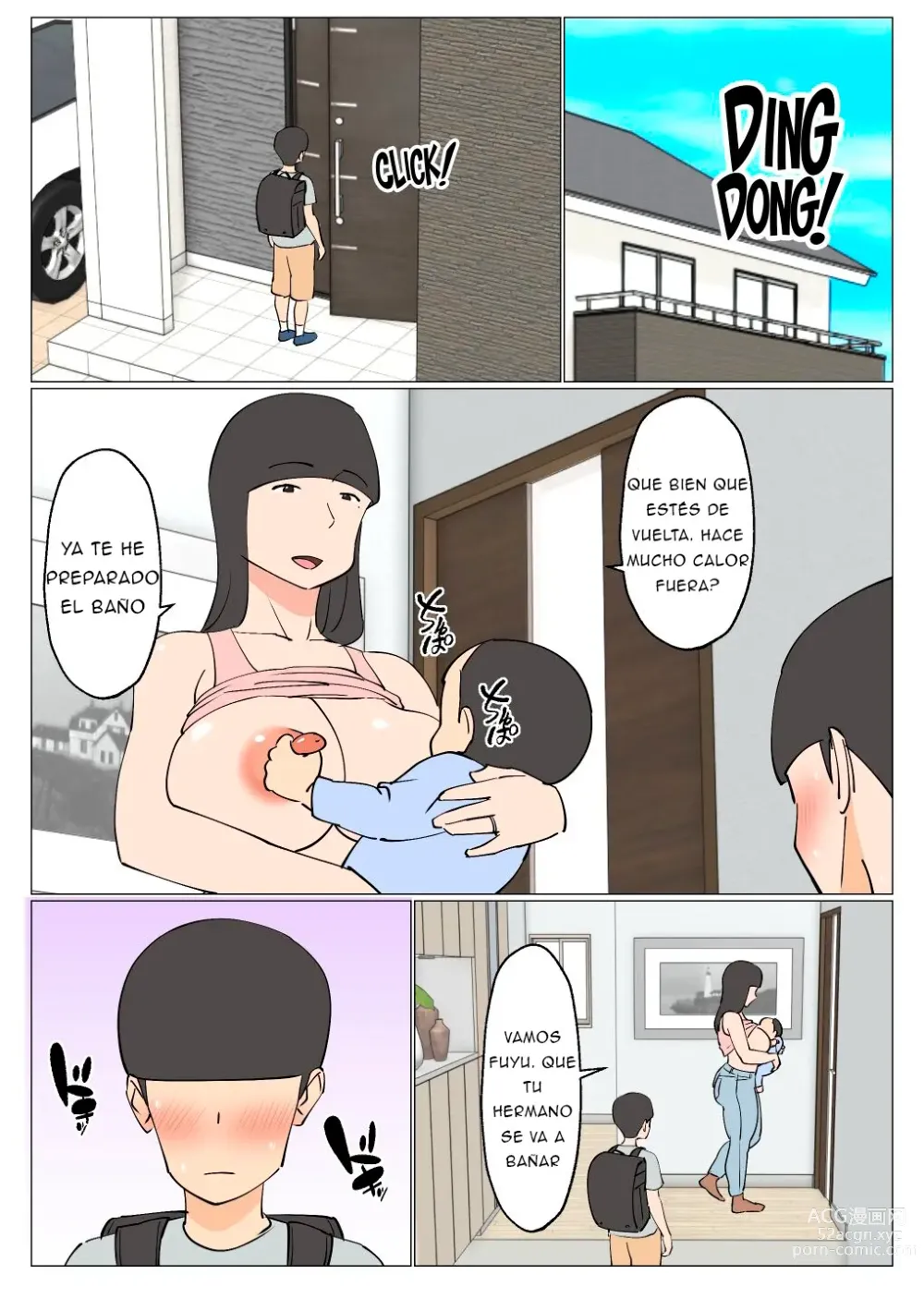 Page 4 of doujinshi Mi hijo ha visto mis pezones de vaca