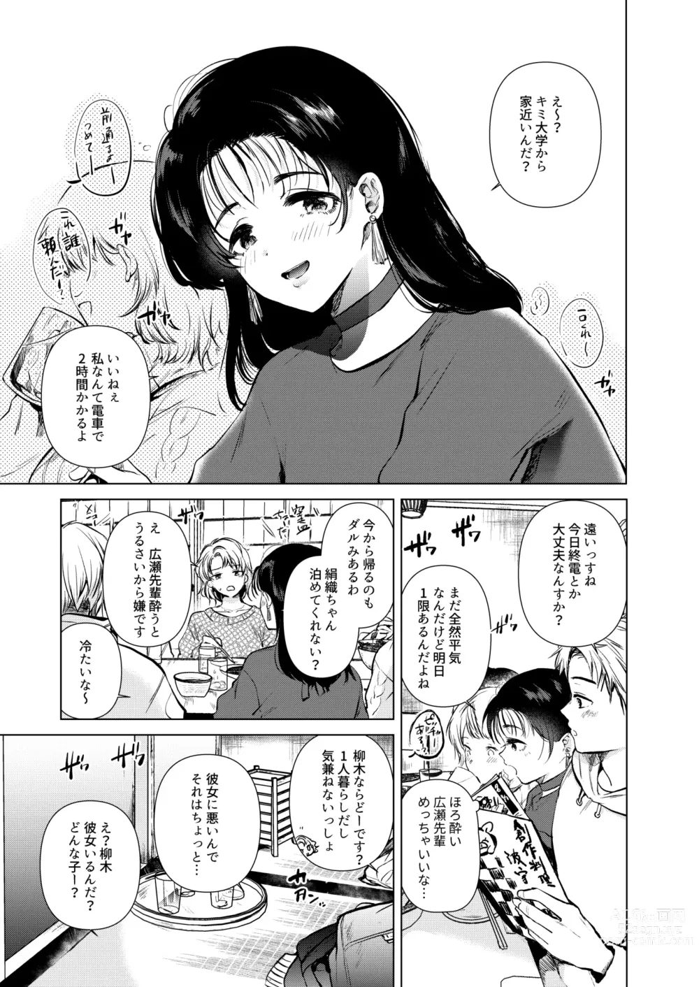Page 2 of doujinshi Hirose Senpai wa Tomaritai