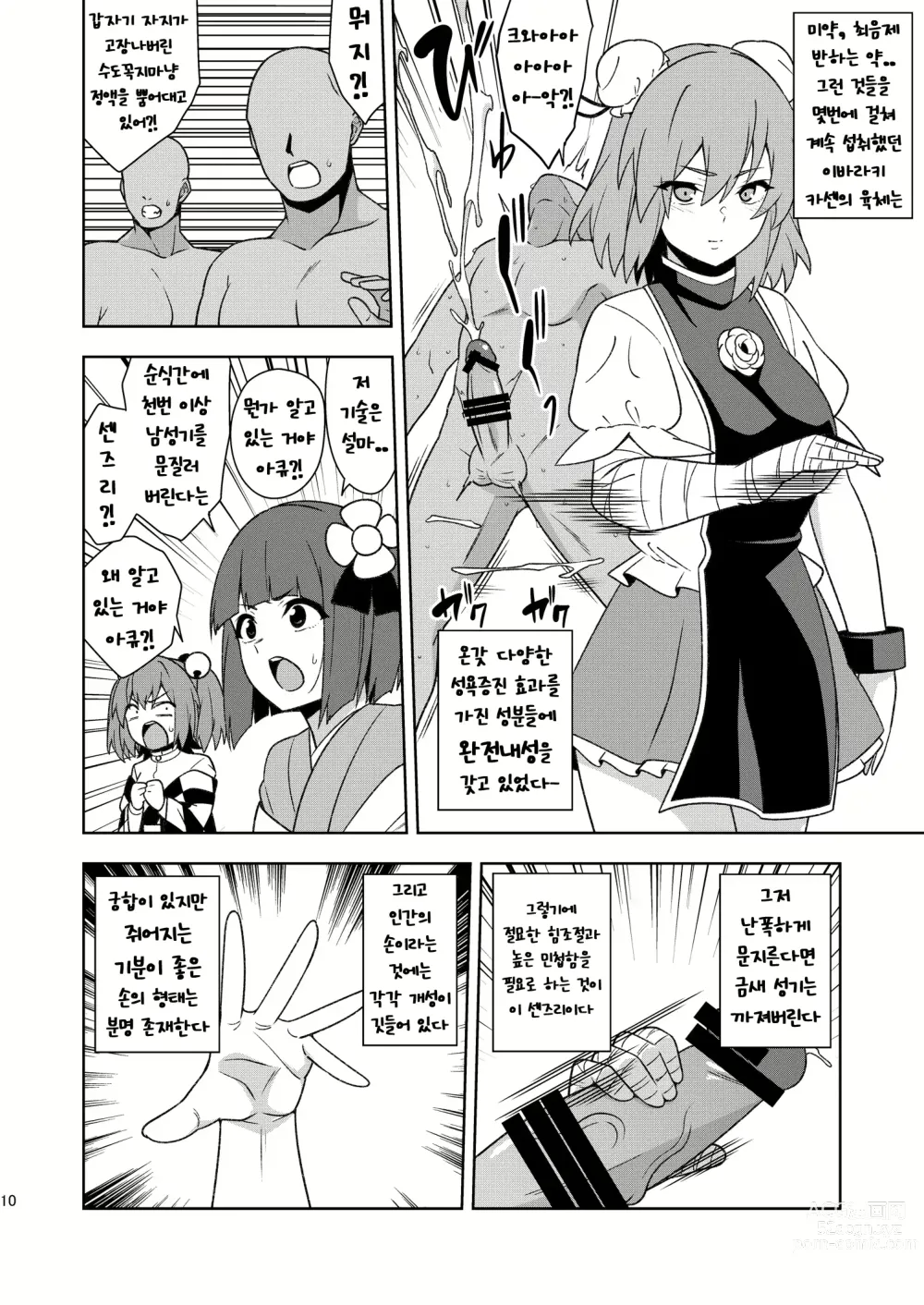 Page 9 of doujinshi Butou bouchuujutsu retsuden in Pi musou l 무투방중술열전 음란핑크무쌍