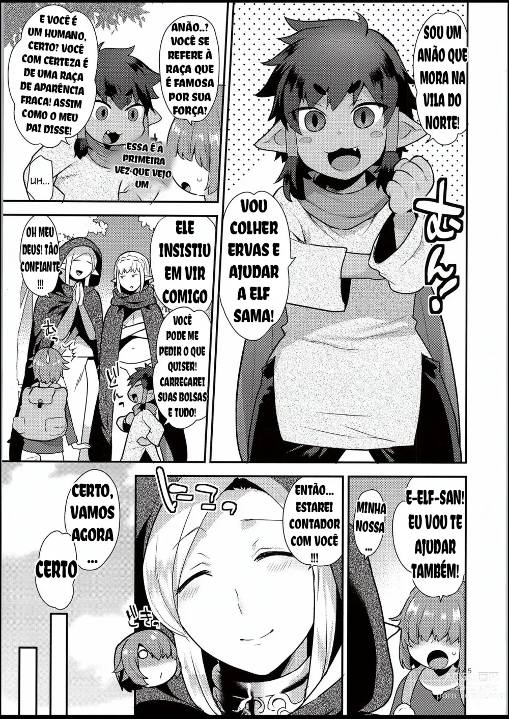 Page 4 of doujinshi Elf Onsen