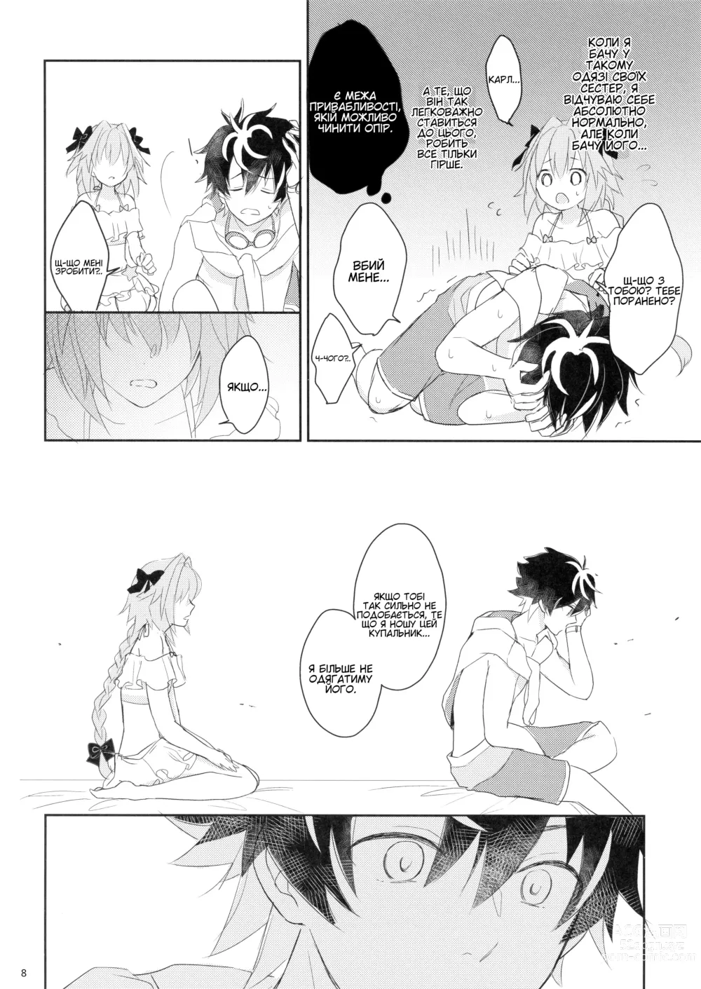 Page 10 of doujinshi Kirafuri Swimsuit/Пляжний купальник