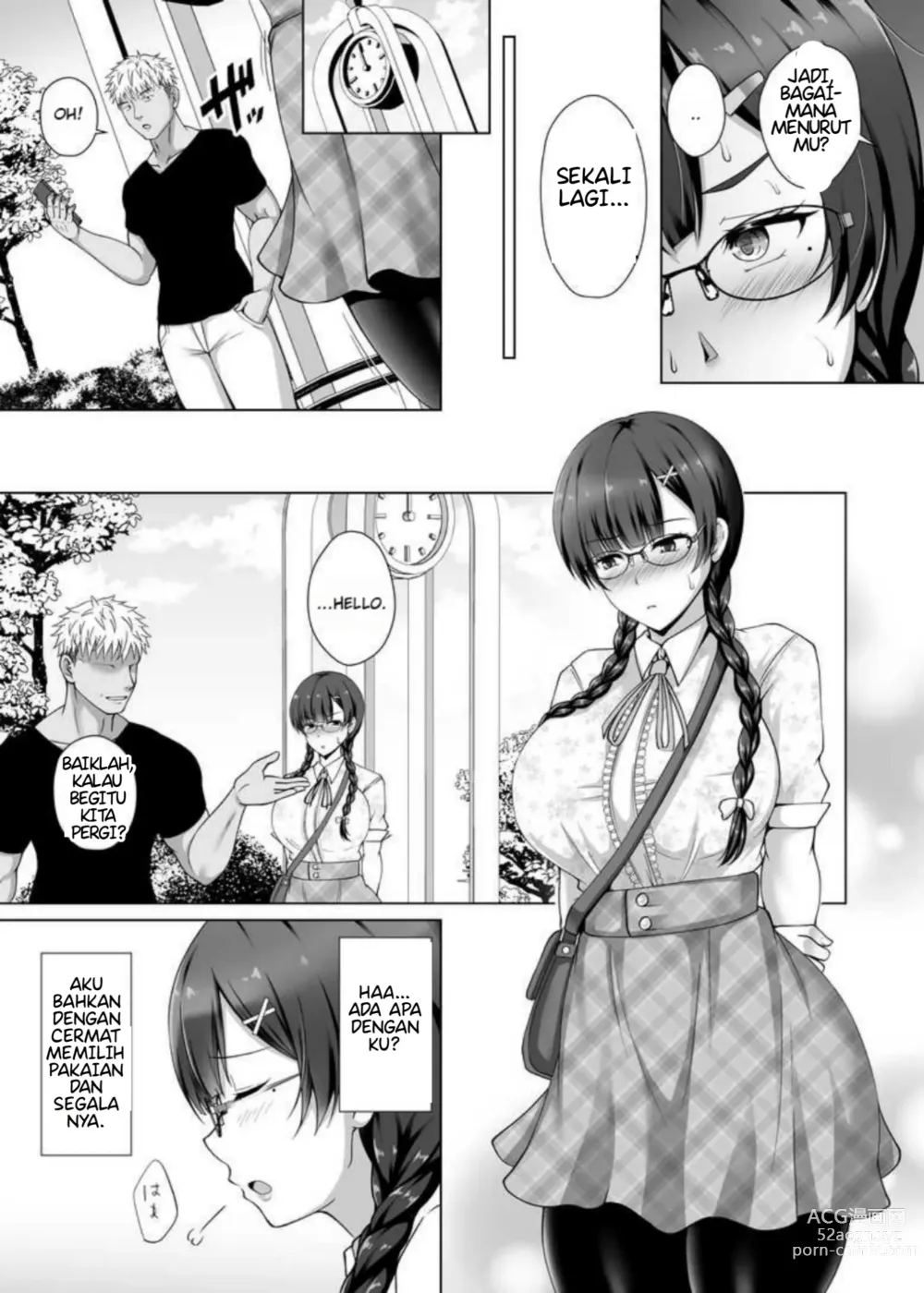 Page 22 of doujinshi Kanojo ga Megane o Hazushita Wake ~Kataomoi no Kyonyuu Iinchou ga Yarichin Kareshi ni Somerareru made~