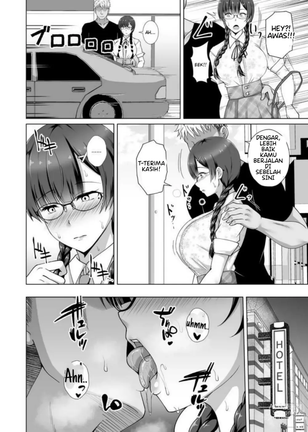 Page 23 of doujinshi Kanojo ga Megane o Hazushita Wake ~Kataomoi no Kyonyuu Iinchou ga Yarichin Kareshi ni Somerareru made~